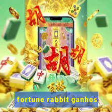 fortune rabbit ganhos