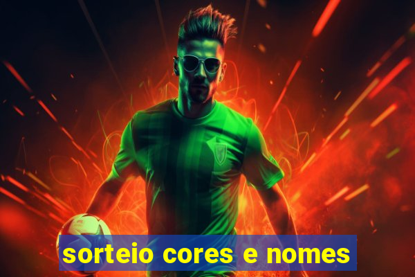 sorteio cores e nomes