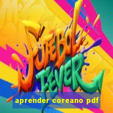 aprender coreano pdf