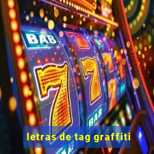 letras de tag graffiti