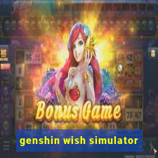 genshin wish simulator