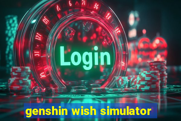 genshin wish simulator