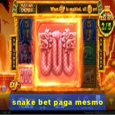 snake bet paga mesmo