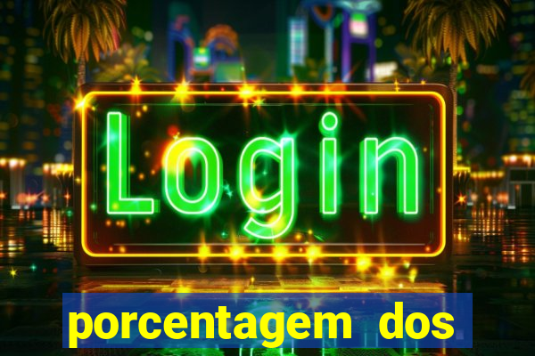 porcentagem dos joguinhos slots