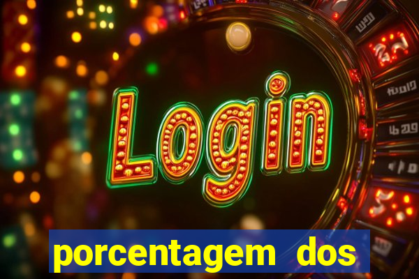 porcentagem dos joguinhos slots