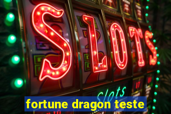 fortune dragon teste