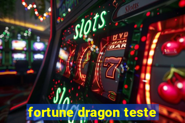 fortune dragon teste