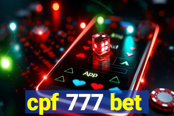 cpf 777 bet