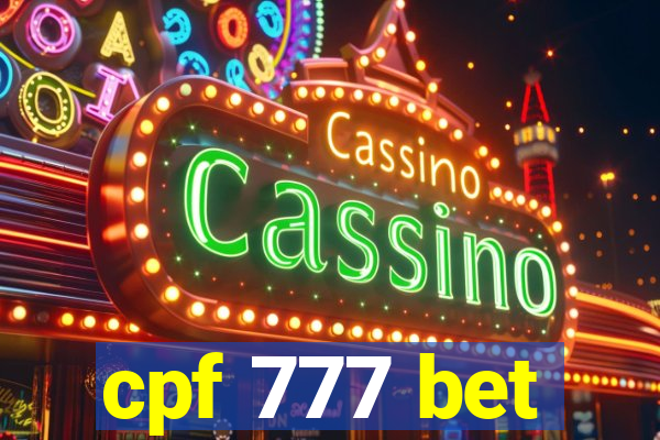 cpf 777 bet