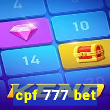 cpf 777 bet