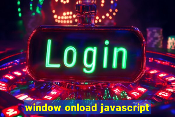 window onload javascript