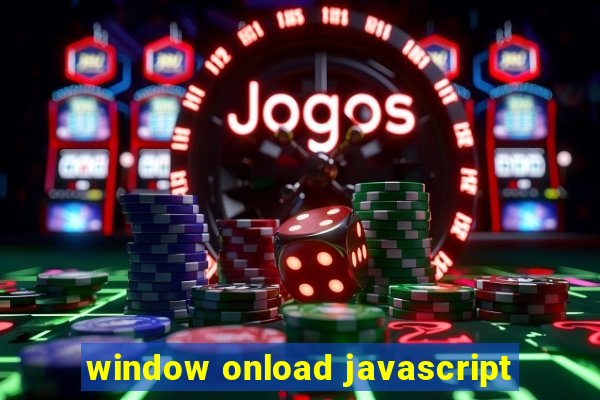 window onload javascript