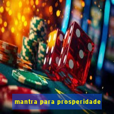 mantra para prosperidade