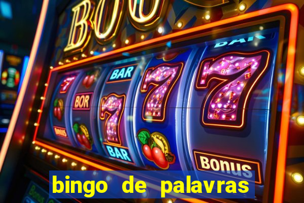 bingo de palavras cha de bebe