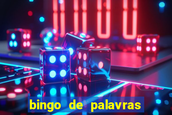 bingo de palavras cha de bebe