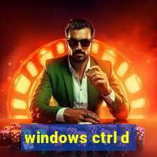 windows ctrl d