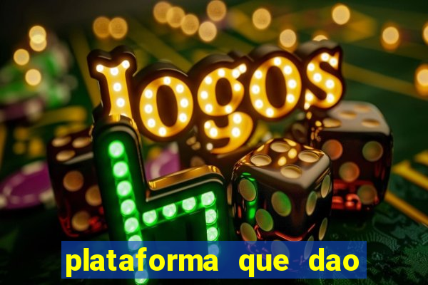 plataforma que dao bonus no cadastro