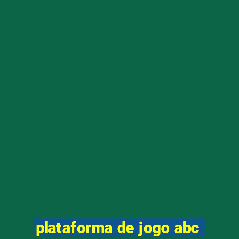 plataforma de jogo abc