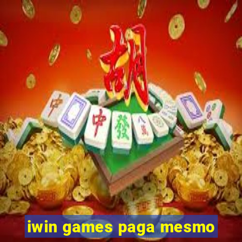 iwin games paga mesmo