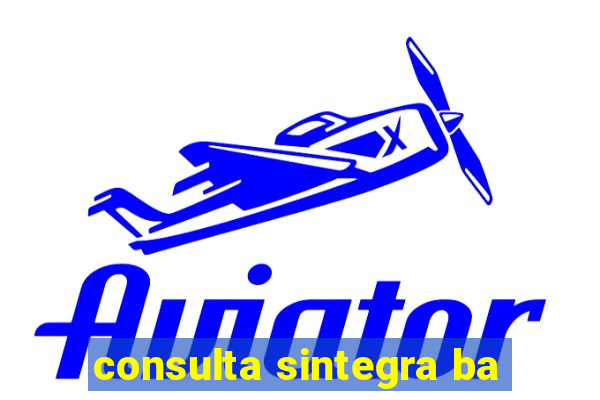 consulta sintegra ba