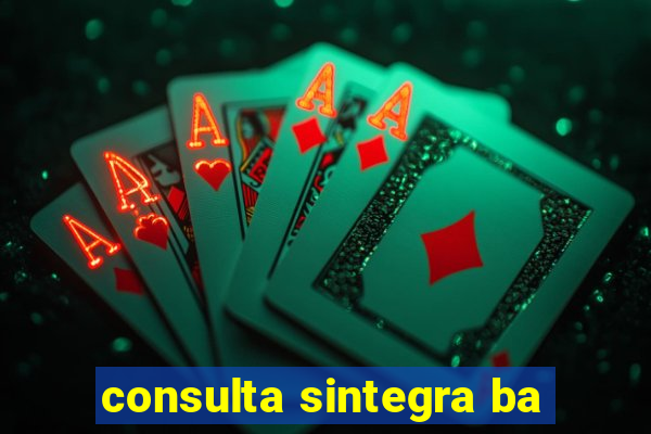 consulta sintegra ba