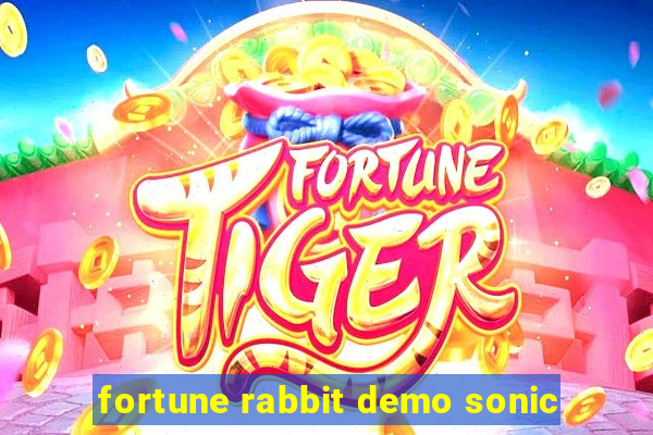 fortune rabbit demo sonic