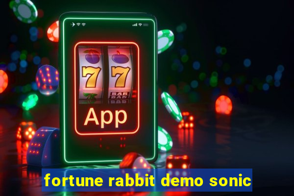 fortune rabbit demo sonic