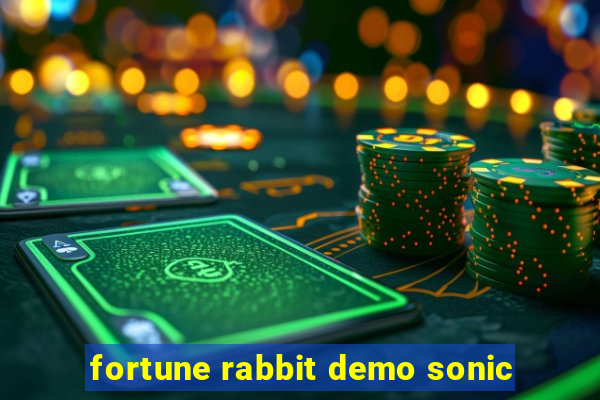 fortune rabbit demo sonic