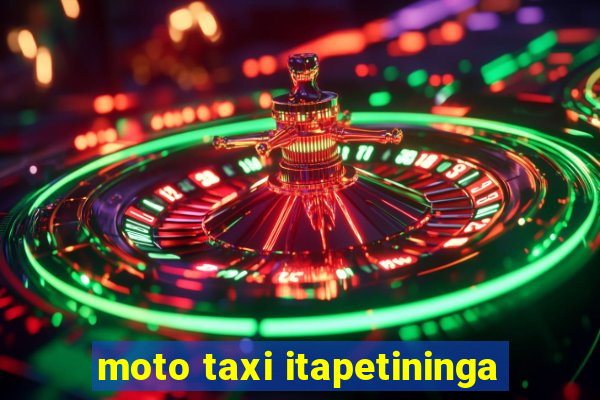 moto taxi itapetininga