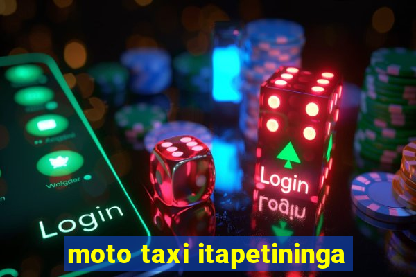 moto taxi itapetininga