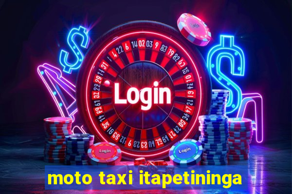 moto taxi itapetininga