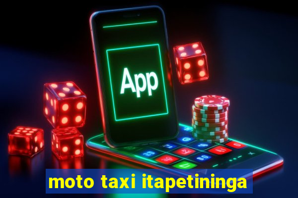 moto taxi itapetininga