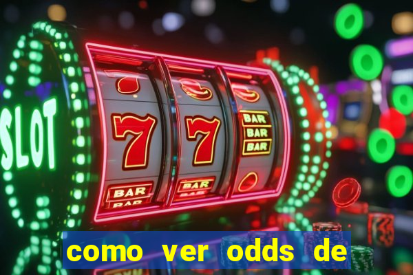 como ver odds de jogos passados