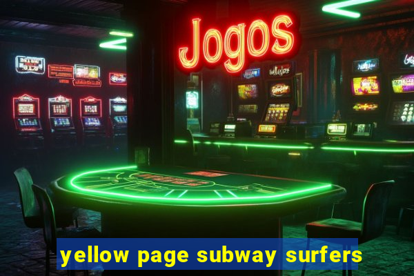 yellow page subway surfers