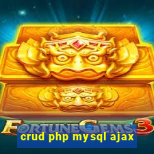 crud php mysql ajax