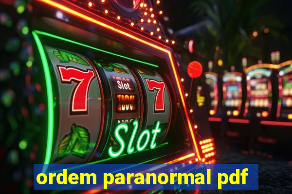 ordem paranormal pdf