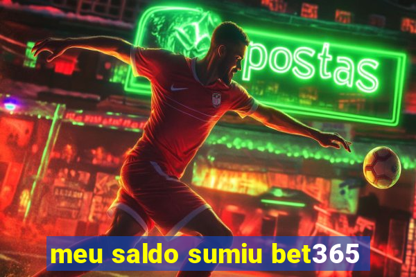 meu saldo sumiu bet365