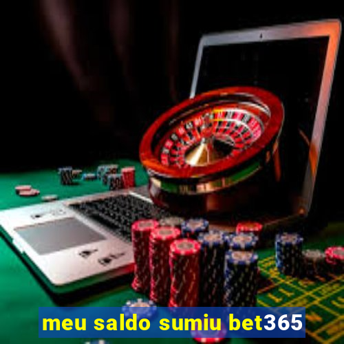 meu saldo sumiu bet365