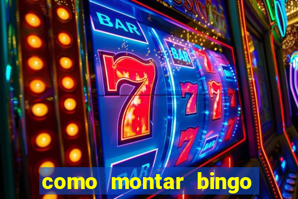 como montar bingo brinquedos toia