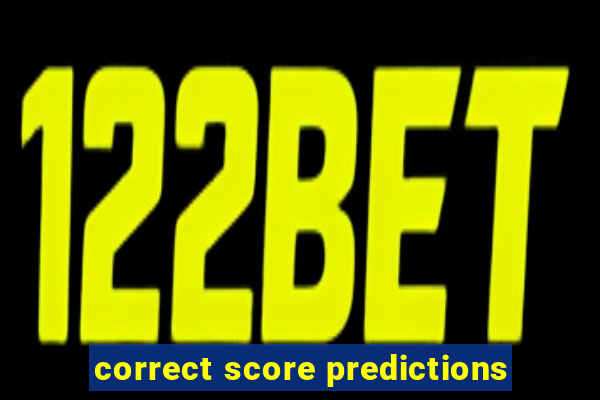 correct score predictions