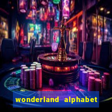 wonderland alphabet comic studio