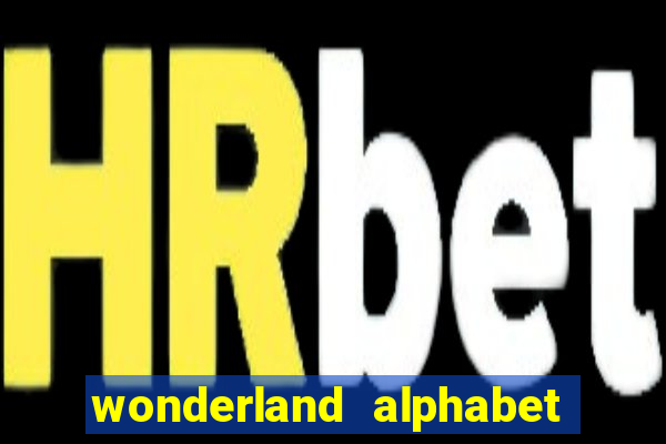 wonderland alphabet comic studio