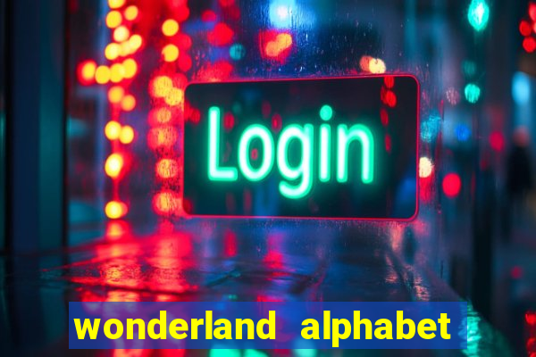 wonderland alphabet comic studio