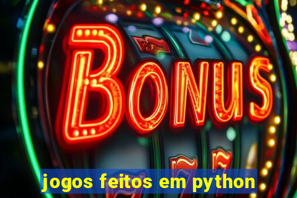 jogos feitos em python