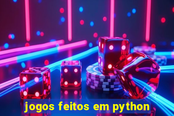 jogos feitos em python