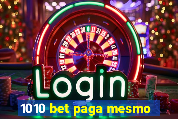 1010 bet paga mesmo