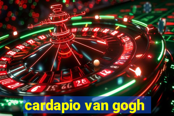 cardapio van gogh