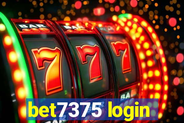 bet7375 login