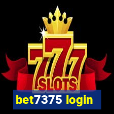 bet7375 login