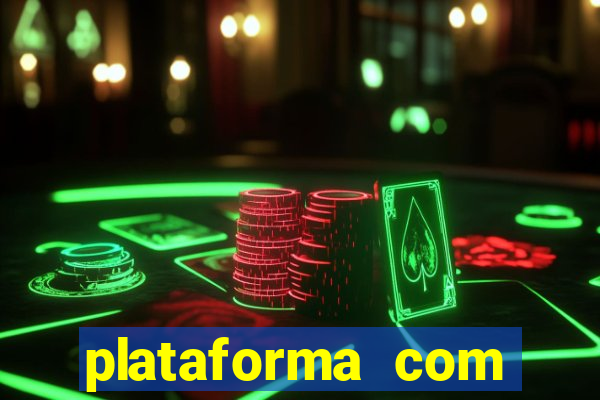 plataforma com porcentagem de ganhos